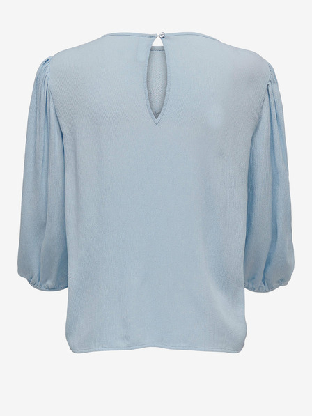 Jacqueline de Yong Hellblaue Dreiviertel-Ärmel-Bluse JDY Lucy