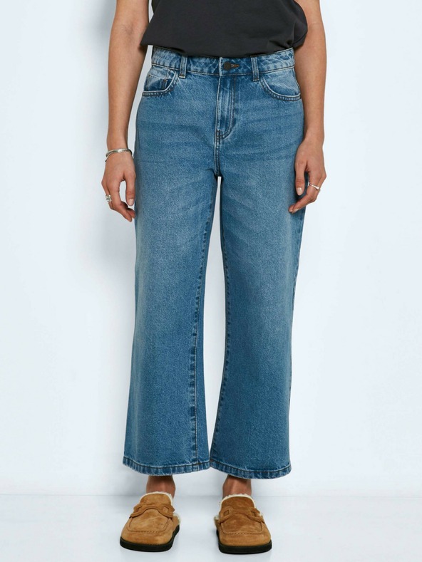 Noisy May Hellblaue Jeans mit weitem Bein Noisy May Amanda