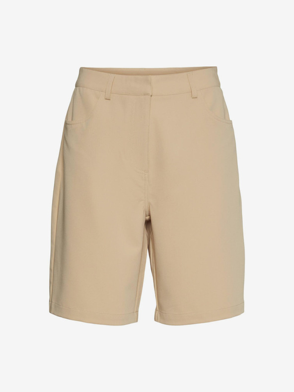 Noisy May Beigefarbene Shorts mit weitem Bein Noisy May Drew