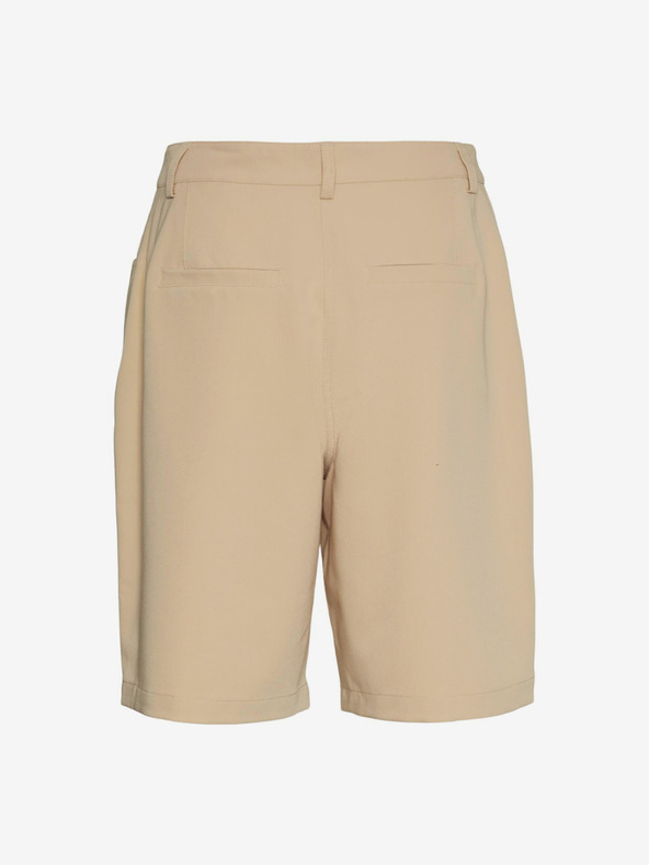 Noisy May Beigefarbene Shorts mit weitem Bein Noisy May Drew
