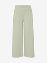 ICHI Hellgrüne Damen-Cropped-Hose ICHI