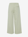 ICHI Hellgrüne Damen-Cropped-Hose ICHI
