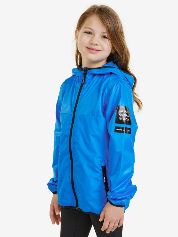 Sam 73 Blaue Kinder-Leichtgewicht-Jacke 73 David
