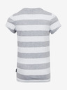 Sam 73 Weiß-grau gestreiftes Kinder-T-Shirt SAM 73 Siobhan