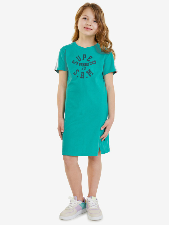 Sam 73 SAM 73 Belinda türkisfarbenes Kleid für Mädchen
