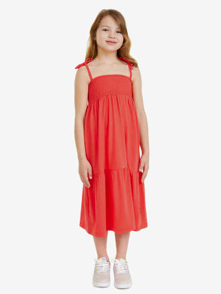 Sam 73 Korallenfarbenes Mädchenkleid SAM 73 Charity