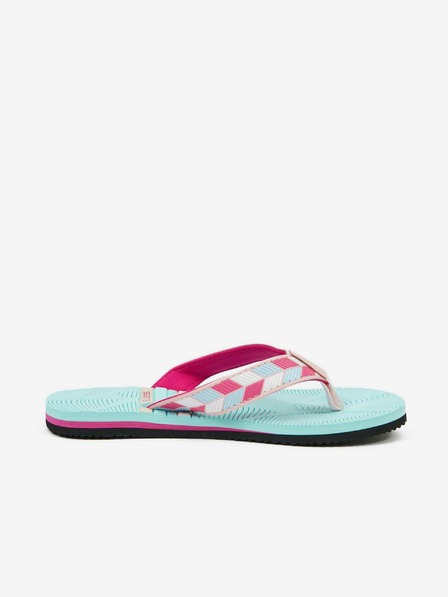 Sam 73 Türkisfarbene und rosa Damen Flip Flops SAM 73 Voltaya