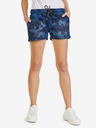 Sam 73 Dunkelblaue gemusterte Shorts für Damen SAM 73 Tamara