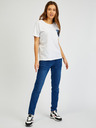Sam 73 Weißes Damen-T-Shirt mit Tasche SAM 73 Marie