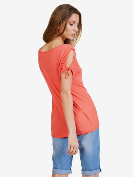 Sam 73 Korallfarbenes Damen-T-Shirt SAM 73 Felicia