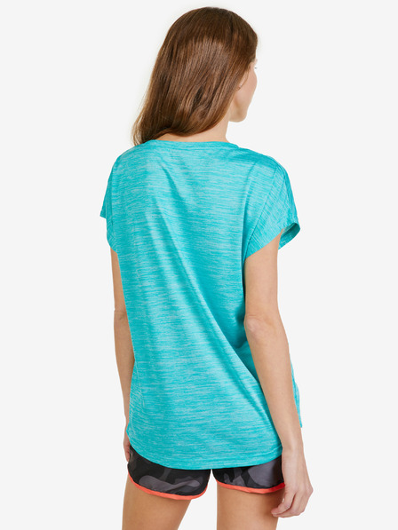 Sam 73 Türkisfarbenes gestreiftes Damen-T-Shirt SAM 73 Naska