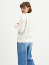 Ragwear Cremefarbenes gemustertes Damen-Sweatshirt Ragwear Delain Ombre