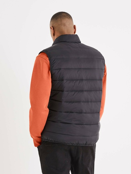 Celio Schwarze Herren-Steppweste Celio Bulock