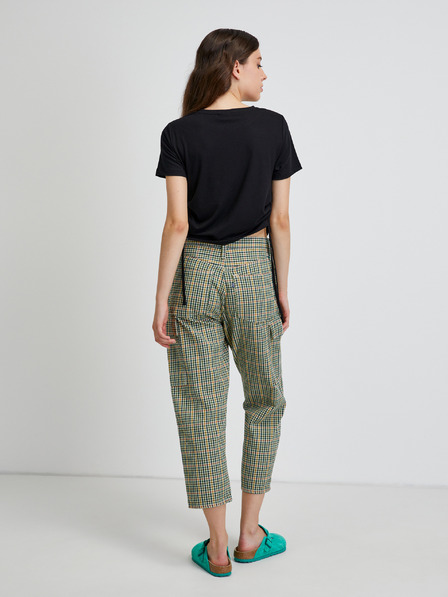 Noisy May Schwarzes Cropped Shirt Noisy May Line