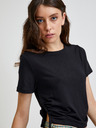 Noisy May Schwarzes Cropped Shirt Noisy May Line