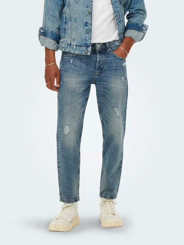 ONLY & SONS Blaue schmal geschnittene Jeans ONLY & SONS Avi