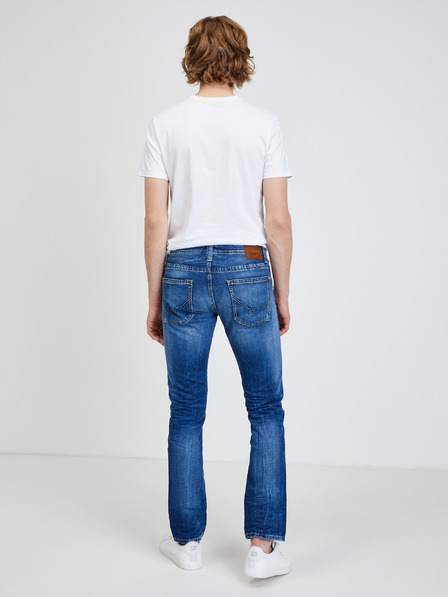 Pepe Jeans Dunkelblaue Herrenjeans mit gerader Passform Pepe Jeans Cash