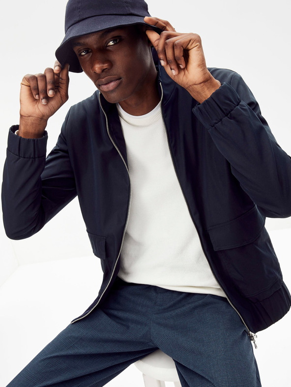 Celio Dunkelblaue Herrenjacke Celio Rusmock