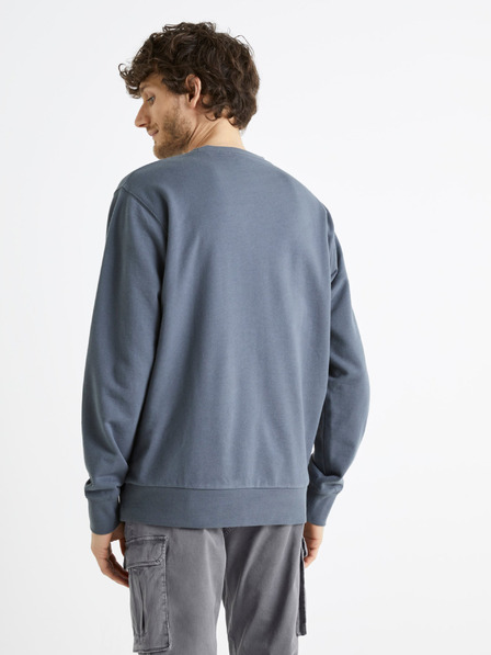 Celio Blaues bedrucktes Herren-Sweatshirt von Celio Begrif