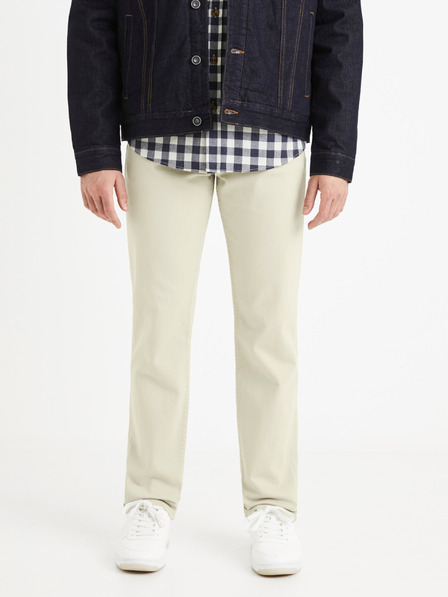 Celio Creme Herrenhose Celio Vopry1