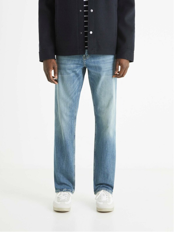 Celio Hellblaue Herren Jeans mit gerader Passform Celio C5