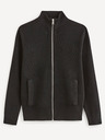 Celio Schwarze Herren Strickjacke Celio Beauzip