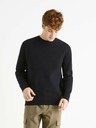 Celio Schwarzer Herren-Basic-Pullover Celio Beclo
