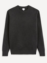 Celio Schwarzer Herren-Basic-Pullover Celio Beclo