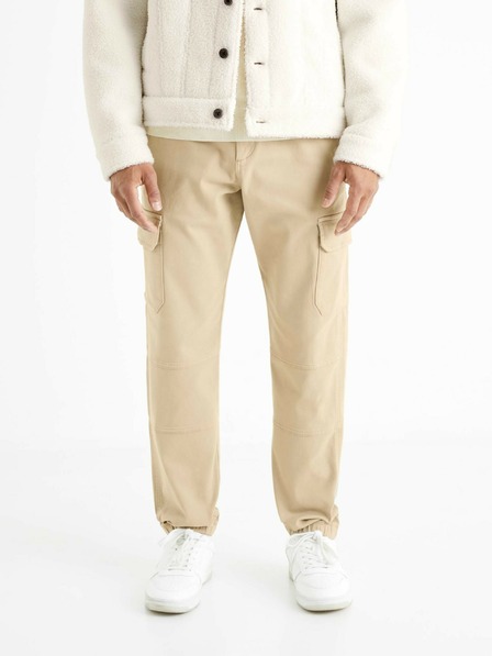 Celio Beige Herrenhose mit Taschen Celio Solyte