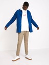 Celio Blaue leichte Herrenjacke mit Taschen Celio Muse
