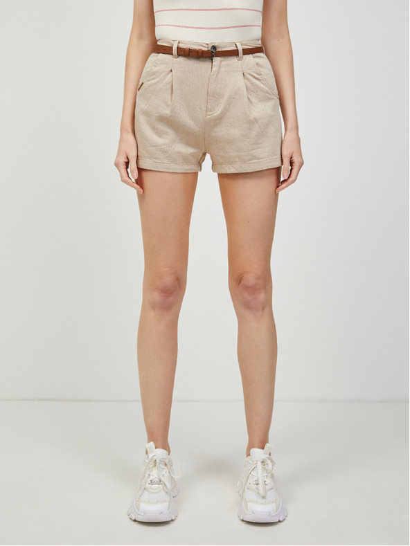 Ragwear Beigefarbene Damen-Shorts Ragwear Sorenn
