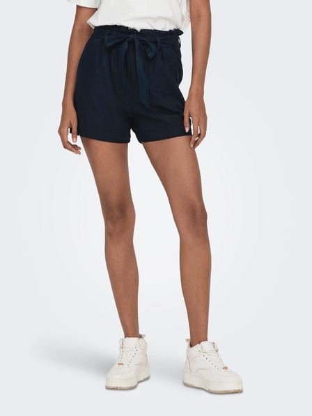 Jacqueline de Yong JDY Say Dunkelblaue Leinen-Shorts