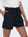 Jacqueline de Yong JDY Say Dunkelblaue Leinen-Shorts