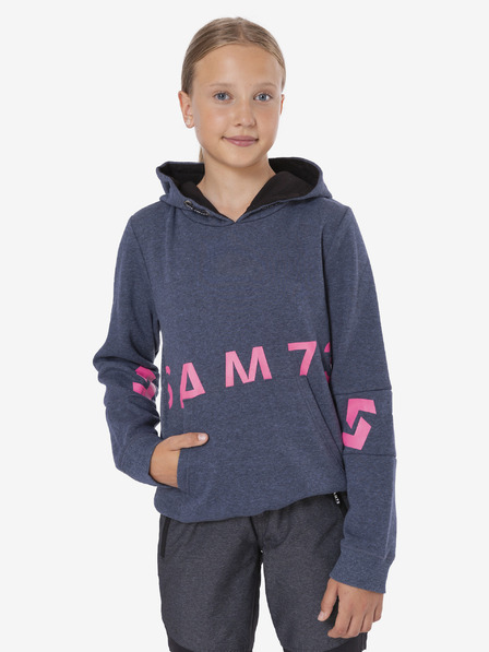 Sam 73 Dunkelblauer Mädchen-Kapuzenpullover SAM 73 Donna