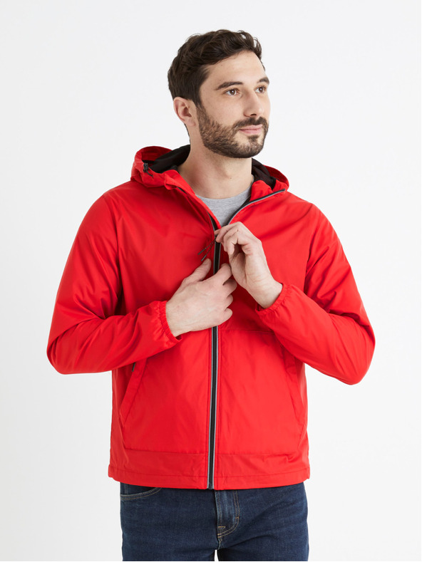 Celio Rote Herren Celio Buwindy Jacke