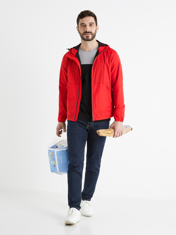 Celio Rote Herren Celio Buwindy Jacke