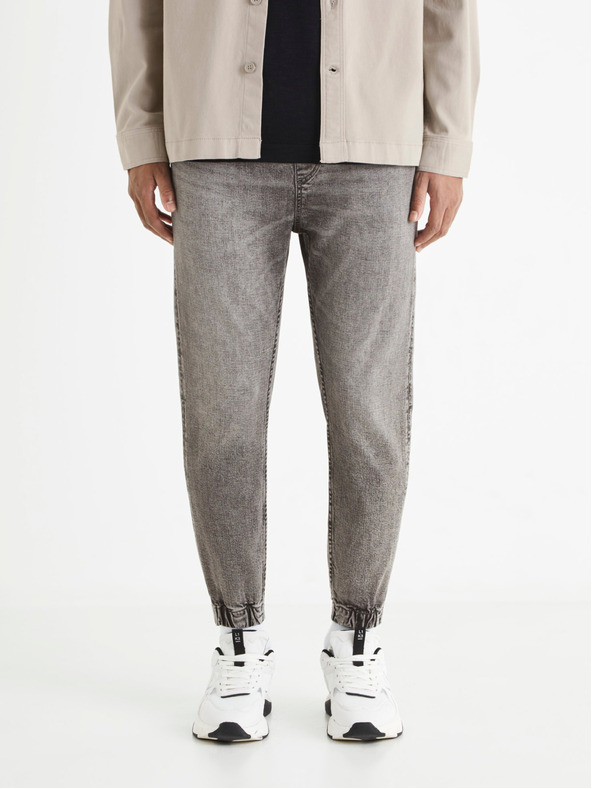 Celio Graue Herren-Jogger-Jeans Celio Bojog3