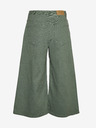 Vero Moda Grüne Cropped-Jeans mit weitem Bein VERO MODA Clive