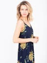 Brakeburn Dunkelblau gemustertes Damen Maxikleid Brakeburn