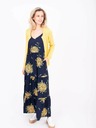 Brakeburn Dunkelblau gemustertes Damen Maxikleid Brakeburn