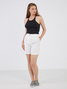Jacqueline de Yong Weiße JDY Tomika Shorts mit weitem Bein