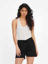 Jacqueline de Yong Weißes Tank-Top mit Spitze JDY Eddie