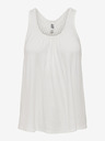 Jacqueline de Yong Weißes Tank-Top mit Spitze JDY Eddie