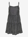 ONLY Dunkelgraues kurzes Kleid mit Riemchen ONLY Ragna