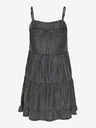 ONLY Dunkelgraues kurzes Kleid mit Riemchen ONLY Ragna