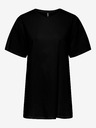 Pieces Schwarzes Oversized-T-Shirt Pieces Rina