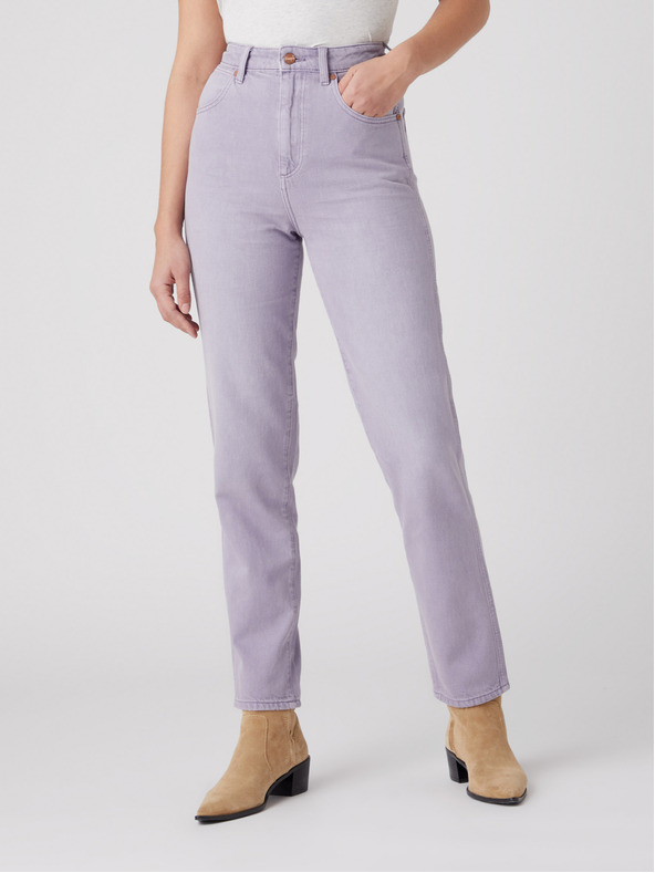 Wrangler Hellviolette Straight Fit Jeans für Damen von Wrangler