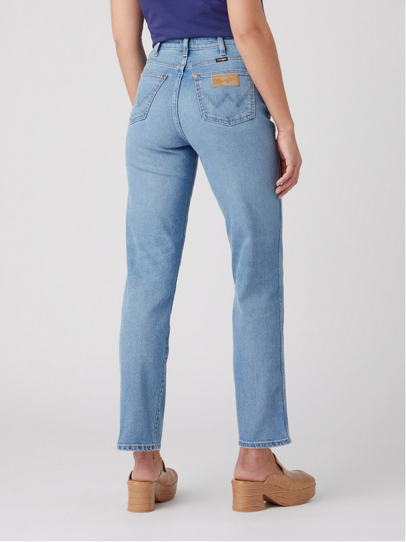 Wrangler Hellblaue Straight Fit Jeans für Damen von Wrangler