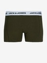 Jack & Jones Fünfer-Set Jack & Jones Boxershorts in Khaki, Blau, Grau und Schwarz