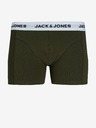 Jack & Jones Fünfer-Set Jack & Jones Boxershorts in Khaki, Blau, Grau und Schwarz
